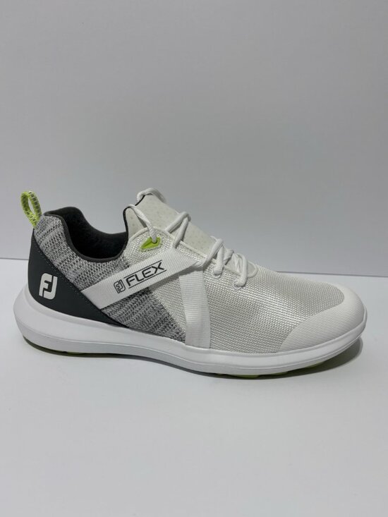 Footjoy Men’s Flex Spikeless Golf Shoes White, Size 11 M main image 7